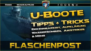 U-Boote - Tipps & Tricks Mechaniken mit Gameplay - World of Warships [Deutsch]