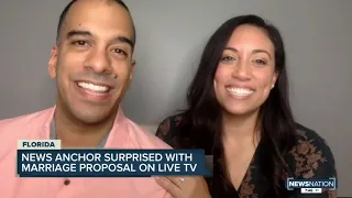 News anchor surprised with marriage proposal on live TV | NewsNation Now