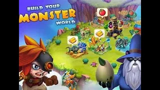 Monster Legends gameplay walkthrough part 1.Beating the second island's 1st boss.