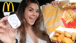 Trying New McDonalds Items! (Big Mac Sauce Cups!!!!)