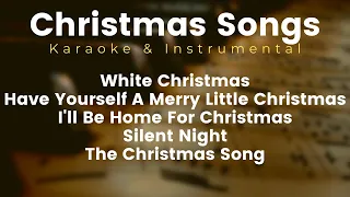 Christmas Songs - Karaoke - Instrumental - Lyrics