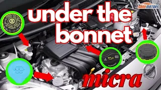 Nissan Micra 2014 Under the Bonnet | Complete Fluids Check Guide