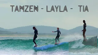 Longboarding with Tamzen/Layla/Tia - Coffs Coast