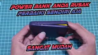 TERMUDAH‼️Memperbaiki Power bank rusak, Batrai kembung cepat habis