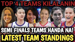 PVL 2024 TOP 4 TEAMS PASOK NA SA SEMI-FINALS, TEAM STANDINGS ALAMIN! #pvl2024 #teamstandings