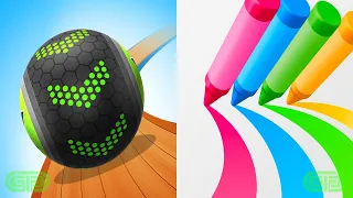 Going Balls Vs Pencil Rush Android iOS Mobile Gameplay Walkthrough 2098171