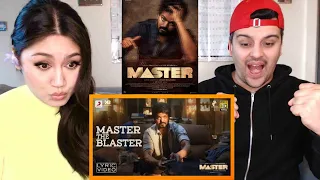 Master - Master the Blaster REACTION!! | Thalapathy Vijay | AnirudhRavichander | LokeshKanagaraj