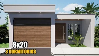 CASA HERMOSA Y ECONOMICA 8X20 (LUIS ARQ) 2023