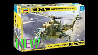 Zvezda 1/48 Mil Mi-24V/VP The Mi-24 (NATO code “Hind") # 4823