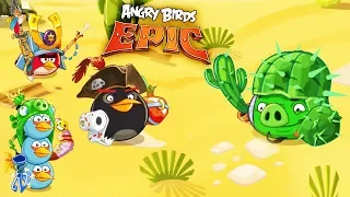ЗЛЫЕ ПТИЧКИ против СВИНА КАКТУСА и СВИНОЗОМБИ Мульт игра про СЕРДИТЫХ ПТИЧЕК Angry Birds Epic