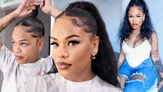 FULL GRWM FOR IG PICS | High Ponytail + GLAM + Outfit + Perfume | Arnellarmon