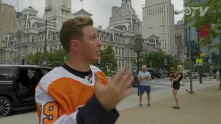 Cam Atkinson visits Philadelphia