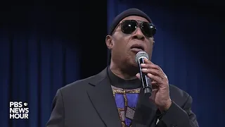 WATCH: Stevie Wonder pays tribute to Aretha Franklin at her 'Celebration of Life' memorial