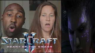 WATCHING THIS WAS SO EPIC YALL | Non StarCraft ll Players React Heart Of The Swarm Cinematic