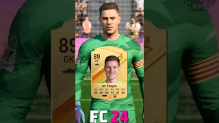 ter Stegen FIFA evolution (11-24) #shorts #eafc24 #fc24 #fifa #terstegen #barcelona #germany