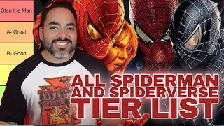 All Spiderman/Spiderverse/Sony Movie Tier List
