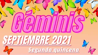 GÉMINIS♊HOROSCOPO SEPTIEMBRE 2021🔮 horoscopo de hoy geminis ⏳ tarot interactivo hoy geminis