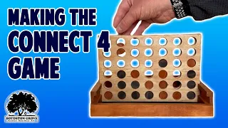 How To Make The Connect Four Game // Woodworking