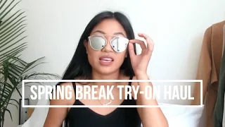 SPRING BREAK TRY-ON HAUL | Urban Outfitters, Brandy Melville, AA, and more!