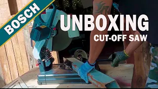 UNBOXING BOSCH CUT OFF SAW GCO 220