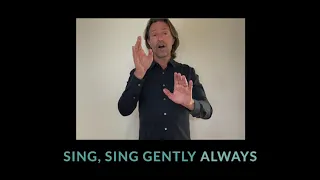 Conductor Video - Eric Whitacre's Virtual Choir 6: Sing Gently (TENOR HIGHLIGHTED)