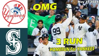 New York Yankees vs. Seattle Mariners Full Highlights, May 21 2024 | MLB Season 2024