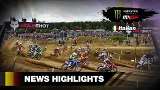 News Highlights in Italiano | Monster Energy MXGP of Flanders 2023 #MXGP #Motocross