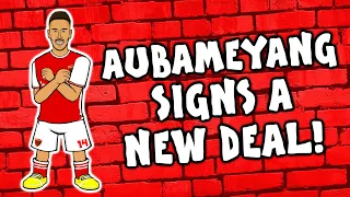 🤣Aubameyang signs a new deal - BLOOPERS!🤣 (Parody Arsenal Announcement Video)