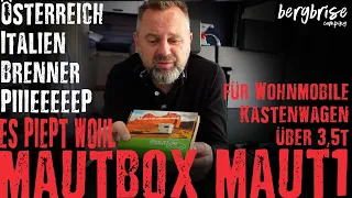 MAUT1 - die Mautbox für Wohnmobile / Kastenwagen über 3.5t und über 3m