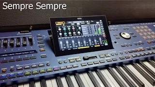 KORG Pa5X Musikant - Sempre Sempre (Al Bano, Romina Power) cover, factory style "Napoli F."