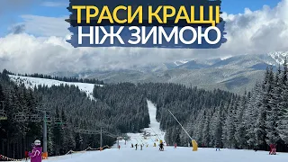 СНІгОПАД 25 березня в Буковелі | які траси та підйомники відкриті? Низький сезон Буковель 2024