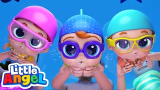 Let's Swim Like Baby Sharks | | Little Angels Kids Cartoons/Songs & Nursery Rhymes