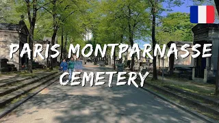 Walk Around Paris France | Montparnasse France | Montmartre Cemetery | Cementerio Montparnasse Paris