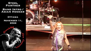 Steel Panther - band intro and "Asian Hooker" - Ottawa - November 11, 2022