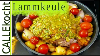 Rezept für eine Lammkeule im Backofen! Einfach lecker, schnell.