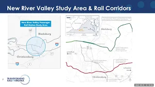 New River Valley Passenger Rail Station Feasibility Study Public Meeting - March 1, 2022