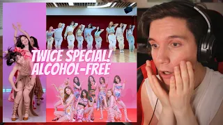 DANCER REACTS TO TWICE | 'Alcohol-Free' Dance Practice, Studio Choom & Relay Dance