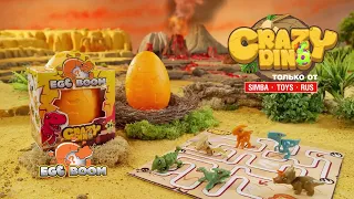 Яйцо-конструктор «Egg Boom» - изучай таинственный мир динозавров вместе с Crazy Dino!