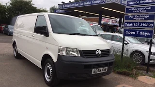 SOLD.....; 2009 59 VW TRANSPORTER 2.5 tdI (130) T30 LWB with AIR CON, 127,000 miles. ** NO VAT**