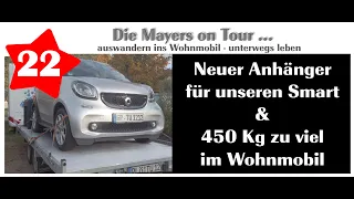 Wohnmobil-Anhänger für unseren Smart und 450 kg müssen raus - Video 22