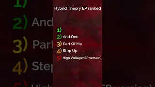 All Hybrid Theory EP songs ranked! #shorts