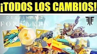 Destiny 2 - Todos los Cambios! Exóticos más Fáciles! Muchos Buffs! Nerfs a Símil y +! | Parche 2.0.5