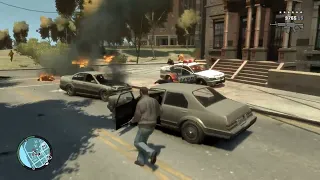 GTA 4 - South Bohan Gang Shootout + Six Star Escape