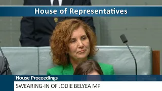 House Proceedings - Swearing-In of Jodie Belyea MP
