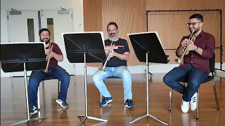 Trumpet Section excerpt - Daniel Leal, Marlon Humphreys e Tássio Furtado - Composer Ronaldo Miranda.