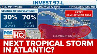 Invest 97L Likely To Become Tropical Depression Or Storm In Caribbean Sea As It Eyes Central America