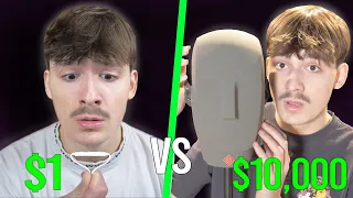 $1 Microphone VS $10,000 Microphone (ASMR)