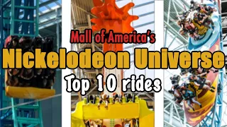 Top 10 rides at Nickelodeon Universe - Mall of America | 2022