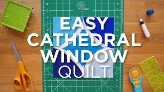 Quilt Snips Mini Tutorial - Easy Cathedral Window