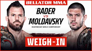 Weigh Ins | Bellator 273: Bader vs. Moldavsky